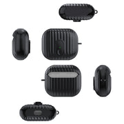 For Samsung Galaxy Buds3 Shell Look Earbuds Box Protective Case with Security Lock(White)