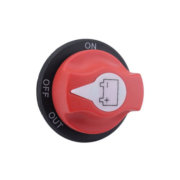Yacht RV 12V 50A Battery DC Switch with 4pcs Terminals(Black)