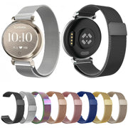 For Garmin Lily 2 14mm Milan Stainless Steel Watch Band(Black)