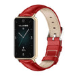 For Honor Band 10 / 9 MIJOBS Cowhide Leather Watch Band(Bamboo Red Light Gold) - free shipping - PMc TechLife - Order now!