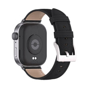 For Huawei Watch Fit3 MIJOBS Genuine Leather Watch Band(Black)