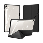 For Samsung Galaxy Tab S9 / S9 FE DUX DUCIS Magi Series Smart Leather Tablet Case(Black)