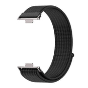 For Huawei Watch Fit3 MIJOBS Breathable Nylon Loop Watch Band(Black)