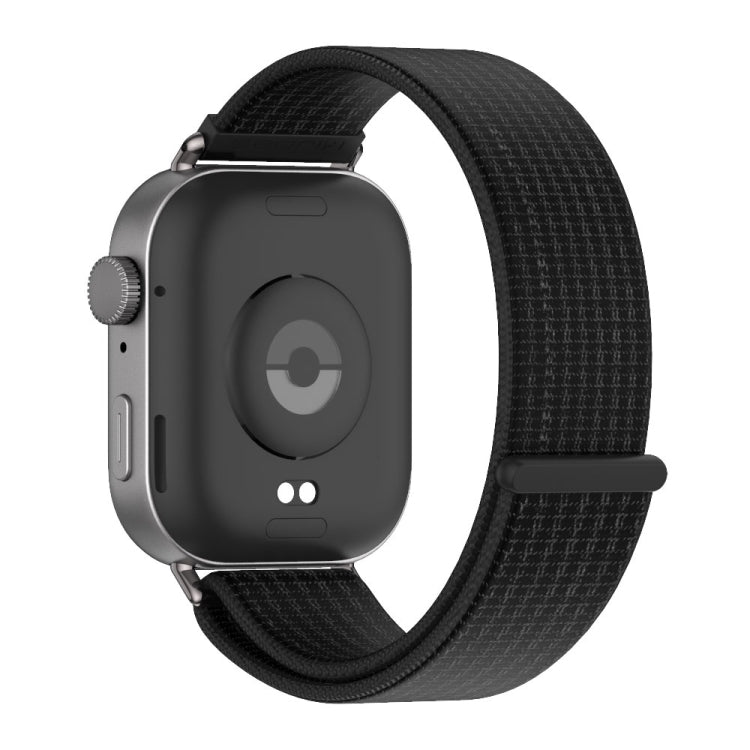 For Huawei Watch Fit3 MIJOBS Breathable Nylon Loop Watch Band(Black)