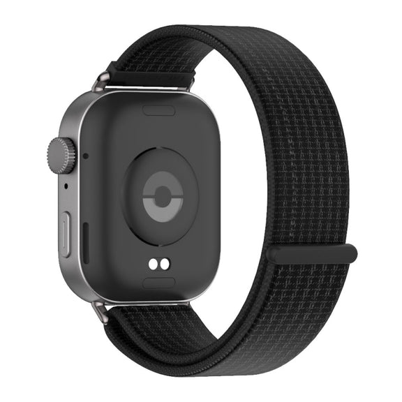 For Huawei Watch Fit3 MIJOBS Breathable Nylon Loop Watch Band(Black)