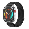 For Huawei Watch Fit3 MIJOBS Breathable Nylon Loop Watch Band(Black Silver) - free shipping - PMc TechLife - Order now!