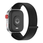 For Huawei Watch Fit3 MIJOBS Breathable Nylon Loop Watch Band(Black Silver)