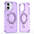For iPhone 16 Glitter Ring Holder MagSafe Phone Case(Purple) - free shipping - PMC TechLife - Order now!