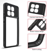 For Redmi K70 Ultra Frosted TPU Hybrid Transparent PC Phone Case