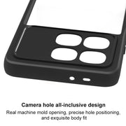 For Redmi K70 Ultra Frosted TPU Hybrid Transparent PC Phone Case