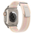 For Apple Watch Ultra 49mm Dual-Section Loop Nylon Watch Band(Starlight Pink) - Watch Bands by PMC TechLife | Online Shopping South Africa | PMC TechLife | Buy Now Pay Later Mobicred