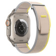 For Apple Watch Ultra 49mm Dual-Section Loop Nylon Watch Band(Yellow Beige) - Watch Bands by PMC TechLife | Online Shopping South Africa | PMC TechLife | Buy Now Pay Later Mobicred