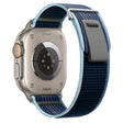 For Apple Watch Ultra 49mm Dual-Section Loop Nylon Watch Band(Storm Blue) - Watch Bands by PMC TechLife | Online Shopping South Africa | PMC TechLife | Buy Now Pay Later Mobicred