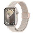 For Apple Watch Series 9 41mm Slim Magnetic Buckle Nylon Braided Watch Band(Starlight) - free shipping - PMc TechLife - Order now!