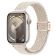 For Apple Watch Series 7 41mm Slim Magnetic Buckle Nylon Braided Watch Band(Spring Sakura) - free shipping - PMc TechLife - Order now!