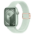 For Apple Watch SE 40mm Slim Magnetic Buckle Nylon Braided Watch Band(Light Mint) - free shipping - PMc TechLife - Order now!
