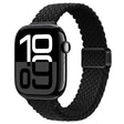 For Apple Watch Series 10 46mm Slim Magnetic Buckle Nylon Braided Watch Band(Black) - free shipping - PMc TechLife - Order now!