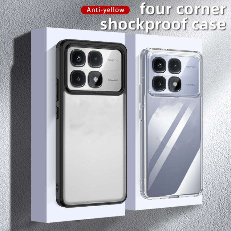 For Redmi K70 Ultra Armor Clear TPU Hard PC Phone Case(Matte Black)