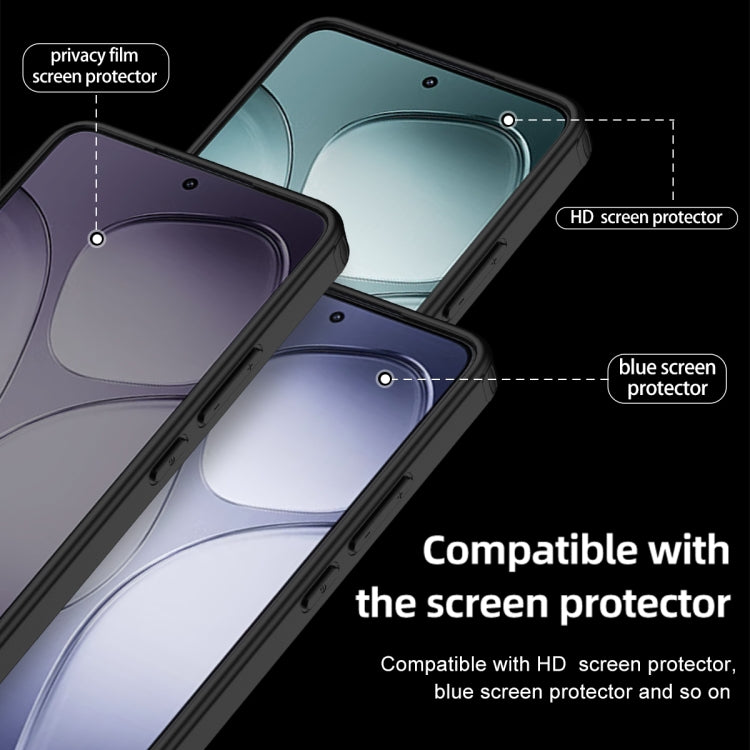 For Redmi K70 Ultra Armor Clear TPU Hard PC Phone Case(Matte Black)