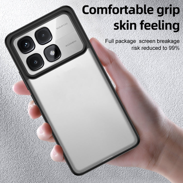 For Redmi K70 Ultra Armor Clear TPU Hard PC Phone Case(Matte Black)