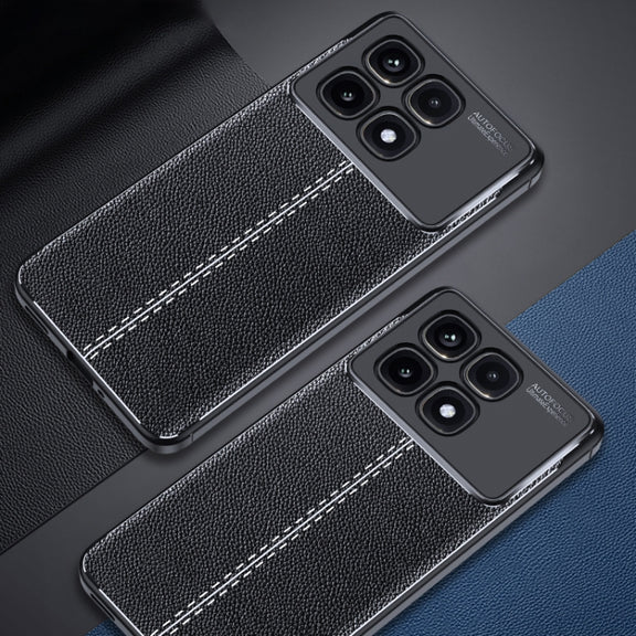 For Redmi K70 Ultra Litchi Texture Shockproof TPU Phone Case(Black)