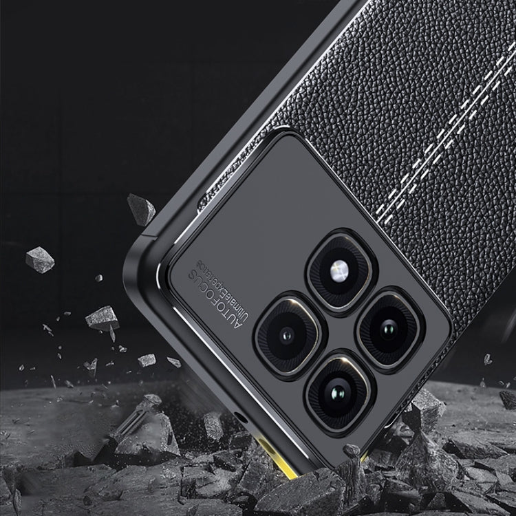 For Redmi K70 Ultra Litchi Texture Shockproof TPU Phone Case(Black)