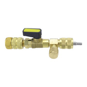 19pcs / Set Air Conditioning Valve Core Remover with Wrench(Gold)