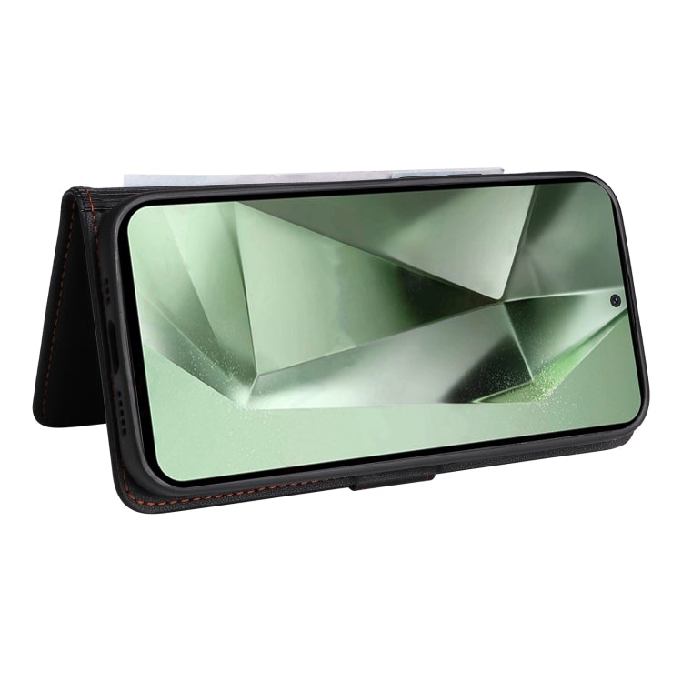For Samsung Galaxy S24 FE 5G BETOPNICE BN-005 2 in 1 Detachable Imitate Genuine Leather Phone Case(Black)