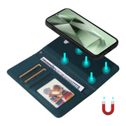 For Samsung Galaxy S24 FE 5G BETOPNICE BN-005 2 in 1 Detachable Imitate Genuine Leather Phone Case(Blue)
