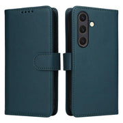 For Samsung Galaxy S25 5G BETOPNICE BN-005 2 in 1 Detachable Imitate Genuine Leather Phone Case(Blue)