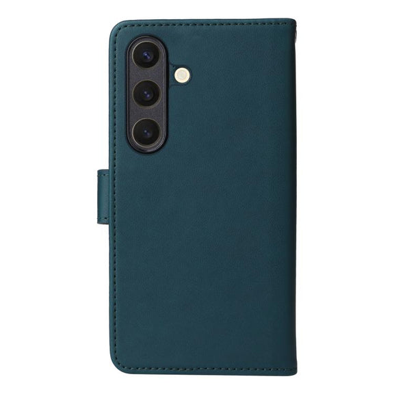 For Samsung Galaxy S25 5G BETOPNICE BN-005 2 in 1 Detachable Imitate Genuine Leather Phone Case(Blue)