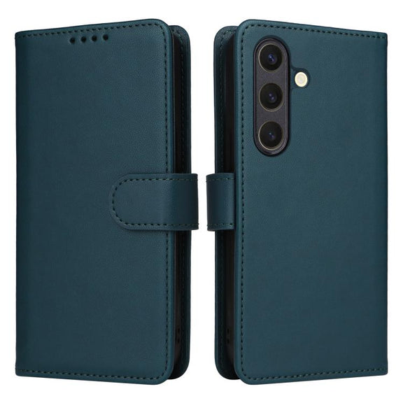 For Samsung Galaxy S25 5G BETOPNICE BN-005 2 in 1 Detachable Imitate Genuine Leather Phone Case(Blue)