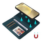 For Samsung Galaxy S25 5G BETOPNICE BN-005 2 in 1 Detachable Imitate Genuine Leather Phone Case(Blue)