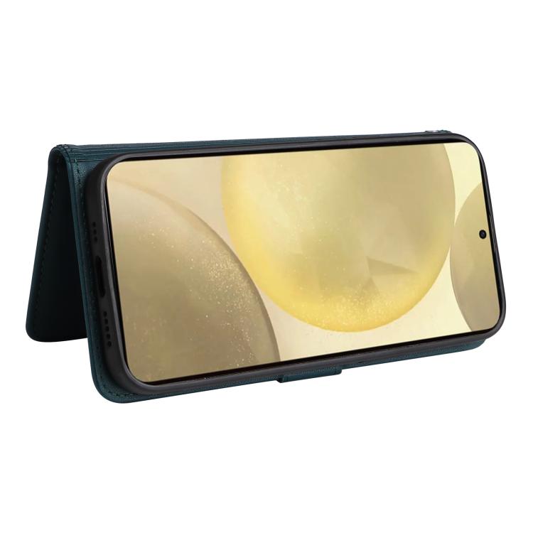 For Samsung Galaxy S25 5G BETOPNICE BN-005 2 in 1 Detachable Imitate Genuine Leather Phone Case(Blue)