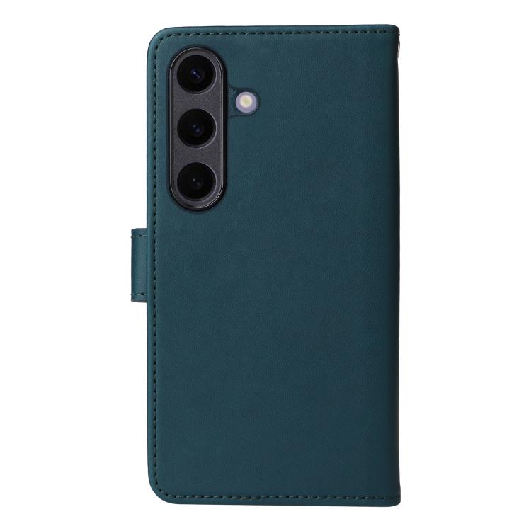 For Samsung Galaxy S25+ 5G BETOPNICE BN-005 2 in 1 Detachable Imitate Genuine Leather Phone Case(Blue)