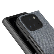 For Google Pixel 9 Pro Fold Diamond Frame Edge Full Coverage Phone Case(Jewel Black)