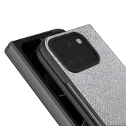 For Google Pixel 9 Pro Fold Diamond Frame Edge Full Coverage Phone Case(Jewel Silver)