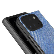 For Google Pixel 9 Pro Fold Diamond Frame Edge Full Coverage Phone Case(Sapphire Blue)