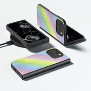 For Google Pixel 9 Pro Fold Diamond Frame Edge Full Coverage Phone Case(Rainbow Diamond)