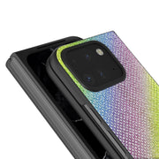 For Google Pixel 9 Pro Fold Diamond Frame Edge Full Coverage Phone Case(Rainbow Diamond)