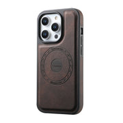 For iPhone 16 Denior A13 Skin Feel MagSafe Phone Case(Brown)