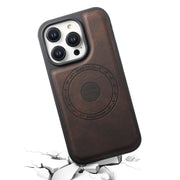 For iPhone 16 Denior A13 Skin Feel MagSafe Phone Case(Brown)