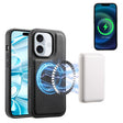 For iPhone 16 Denior A13 Skin Feel MagSafe Phone Case(Black) - free shipping - PMC TechLife - Order now!