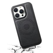 For iPhone 16 Denior A13 Skin Feel MagSafe Phone Case(Black)