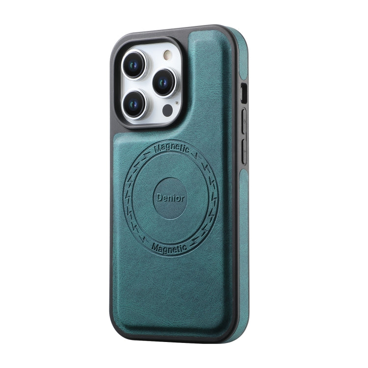 For iPhone 16 Plus Denior A13 Skin Feel MagSafe Phone Case(Blue)