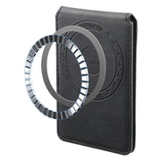 Denior V11 VV MagSafe Magnetic Phone PU Card Sleeve(Black)