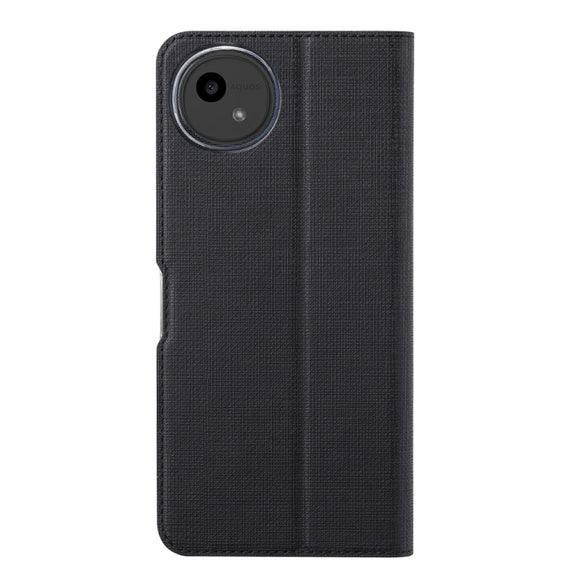 For Sharp Aquos Wish4 ViLi DMX Series TPU + PU Leather Magnetic Phone Case(Black)
