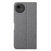 For Sharp Aquos Wish4 ViLi DMX Series TPU + PU Leather Magnetic Phone Case(Grey)