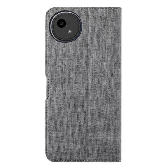 For Sharp Aquos Wish4 ViLi DMX Series TPU + PU Leather Magnetic Phone Case(Grey)