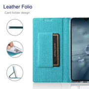 For Sharp Aquos Wish4 ViLi DMX Series TPU + PU Leather Magnetic Phone Case(Blue)